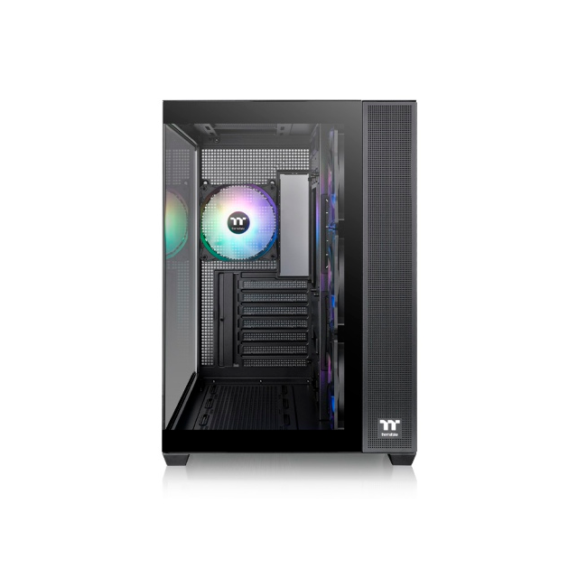 Gabinete Thermaltake View 380 TG ARGB, Midi-Tower, ATX/Micro-ATX/Mini-ITX, USB 3.0, sin Fuente, 4 Ventiladores Instalados, Negro