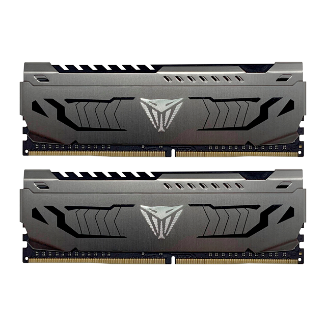 Kit Memoria RAM Patriot Viper Steel DDR4 DDR4, 3200MHz, 64GB - 2 x 32GB, CL16, XMP, Gris