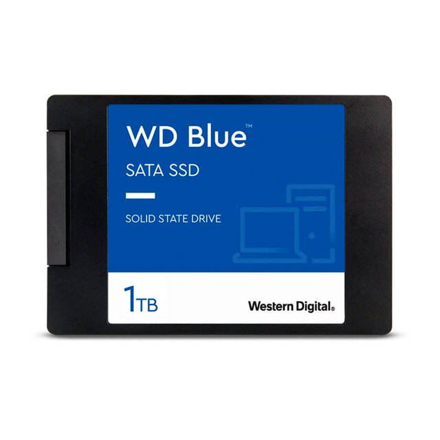 SSD WD Blue SA510, 1TB, 2.5", 520 MB/s Escritura, 560 MB/s Lectura, SATA III