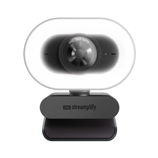 CAMARA WEB STREAMPLIFY CAM PLUS 1080P - 60FPS, AUTO FOCUS, RING LIGHT