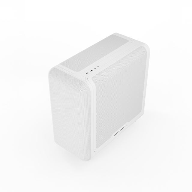 Gabinete Hyte X50 Air, Midi-Tower, ATX/EATX/Micro-ATX/Mini-ITX, USB 3.0, sin Fuente, sin Ventiladores Instalados, Blanco