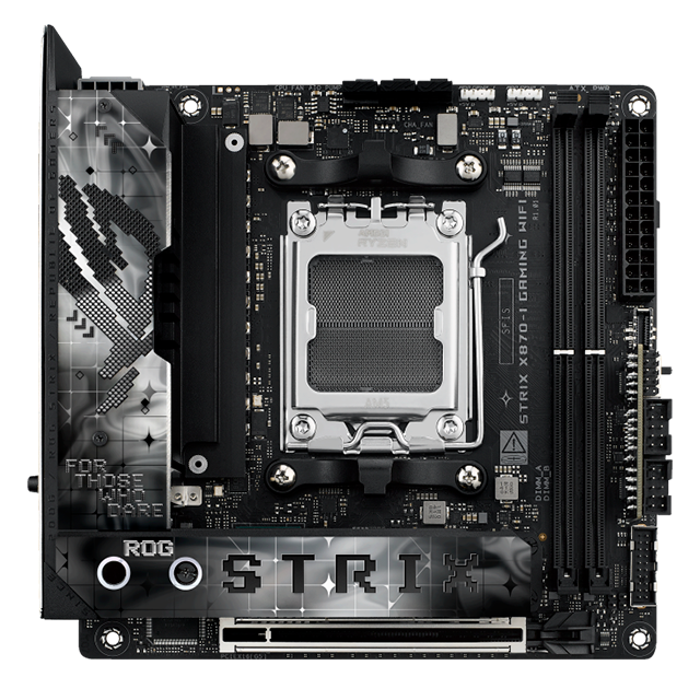 Tarjeta Madre ASUS ROG STRIX X870-I GAMING WIFI, ATX, Socket AM5, AMD X870, 128GB DDR5, HDMI/DP para AMD
