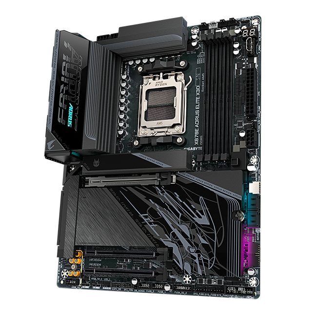Tarjeta Madre AORUS X870E AORUS ELITE X3D, ATX, Socket AM5, AMD X870E, 256GB DDR5, HDMI para AMD