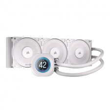 Corsair Nautilus 360 RS LCD Enfriamiento Líquido para CPU, 3x 120mm, hasta 2100RPM, Blanco