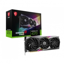 Tarjeta de Video MSI Nvidia GeForce RTX 4070 GAMING X TRIO, 12GB 192-bit GDDR6X, PCI Express 4.0