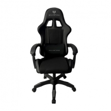 Silla Gamer | Power V2 Black Edition | Tela Automotriz y Tactopiel Reposabrazos 4D Reclinable + Soporte hasta 120 kg + Clase 3 + Reposabrazos fijo | Negro
