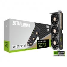Tarjeta de Video ZOTAC GAMING GeForce RTX 5070 SOLID OC 12GB, 256 Bits, GDDR7, PCI Express 5.0