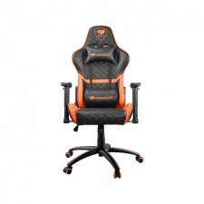 Cougar Silla Gamer Armor One, hasta 120kg, Negro/Naranja
