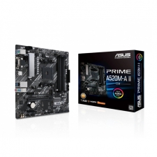 Tarjeta Madre ASUS Micro ATX PRIME A520M-A II CSM, S-AM4, A520, HDMI, 128GB DDR4 para AMD