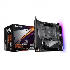 Tarjeta Madre AORUS Mini-ITX B550I AORUS PRO AX, S-AM4, AMD B550, HDMI, 6GB DDR4 para AMD