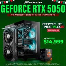 BKS023 - Equipo AMD Ryzen 5 5500 + 32GB (2 x 16GB) + GeForce RTX 5050