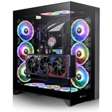 Gabinete Thermaltake CTE E600 MX con Ventana, Midi-Tower, ATX/Mini-ITX/Micro-ATX/E-ATX, USB 3.0, sin Fuente, 3 Ventiladores Instalados, Negro