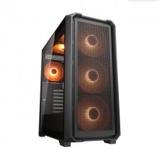 Gabinete Cougar MX600 AIR PRO, Mid Tower, Mini ITX, Micro ATX, ATX, USB 3.2 Gen 2x1 (10Gbps) Type-C x 1, USB 3.0 Type-A, Sin Fuenten, Negro
