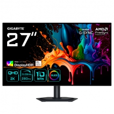 Monitor Gamer Gigabyte MO27Q28G OLED 27", 2560x1440, 280Hz, HDMI/DisplayPort, Bocinas Integradas, Negro