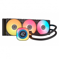 Corsair iCUE LINK TITAN 360 RX LCD Enfriamiento Líquido para CPU, 3x 120mm, hasta 2100RPM, Negro