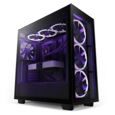 Gabinete NZXT H7 Elite con Ventana RGB, Midi-Tower, Mini-ITX/Micro-ATX/ATX/EATX, USB 3.0, sin Fuente, Negro Mate