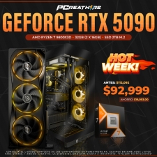 HOTSALE014 - Equipo AMD Ryzen 7 9800X3D + 32GB - 2 x 16GB + GeForce RTX 5090 AORUS MASTER 32GB RAM 