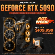HOTSALE015 - Equipo AMD Ryzen 9 9950X3D + 64GB (2X32GB) + GeForce RTX 5090 AORUS MASTER 32GB