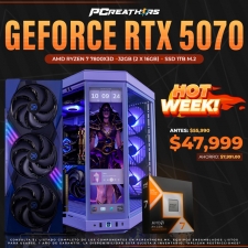 HOTSALE042 - Equipo AMD Ryzen 7 7800X3D + 32GB - 2 x 16GB + GeForce RTX&trade; 5070