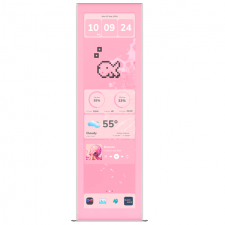 Hyte Y70 Touch Infinite Display para Hyte Y70, 14.9'' Pulgadas, Resolución de 2.5K, 60Hz, Rosa