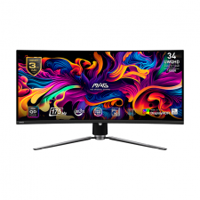 Monitor Gamer MSI MAG 341CQP QD-OLED QLED 34", 3440x1440 Ultra Wide Quad HD, 175Hz, HDMI/DisplayPort, Negro