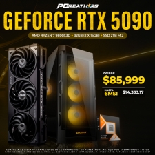 PCRA730 - Equipo AMD Ryzen 7 9800X3D + 32GB (2 x 16GB) + GeForce RTX 5090 + HASTA 6 MSI