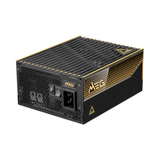 Fuente de Poder MSI MEG AI1600T PCIE5 80 PLUS Titanium, Modular, 24-pin ATX, 135mm, 1600W