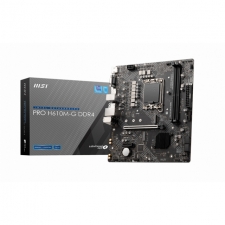 Tarjeta Madre MSI Micro-ATX PRO H610M-G DDR4, S-1700, Intel H610, HDMI, 64GB DDR4 para Intel
