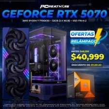 OFC025 - Equipo AMD Ryzen 7 7700X3D + 32GB (2x16GB) + GeForce RTX 5070