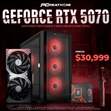 PCRA561 - EQUIPO AMD Ryzen 5 7600 + 32GB - 2 x 16GB + GeForce RTX 5070