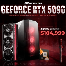 PCRA572 - EQUIPO AMD Ryzen 7 9800X3D + 64GB (2 x 32GB) + GeForce RTX 5090
