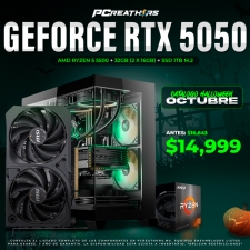 PCRA683 - Equipo AMD Ryzen 5 5500 + 32GB (2 x 16GB) + GeForce RTX 5050