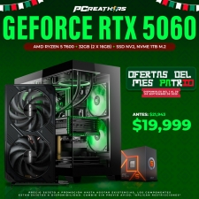 PCRA685 - Equipo AMD Ryzen 5 7600 + 32GB - 2 x 16GB + GeForce RTX 5060