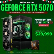 PCRA690 - Equipo AMD Ryzen 5 9600X + 32GB - 2 x 16GB + GeForce RTX 5070