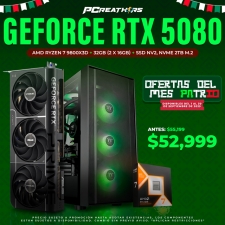 PCRA697 - Equipo AMD Ryzen 7 9800X3D + 32GB - 2 x 16GB + GeForce RTX 5080