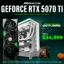 PCRA709 - Equipo AMD Ryzen 5 9600X + 32GB - 2 x 16GB + GeForce RTX 5070 Ti