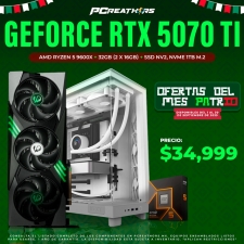 PCRA709 - Equipo AMD Ryzen 5 9600X + 32GB - 2 x 16GB + GeForce RTX 5070 Ti