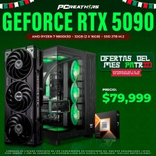 PCRA714 - Equipo AMD Ryzen 7 9800X3D + 32GB (2x16GB) + GeForce RTX 5090