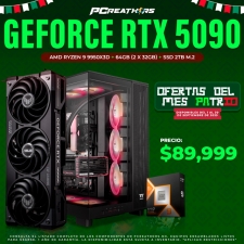 PCRA715 - Equipo AMD Ryzen 9 9950X3D + 64GB - 2 x 32GB + GeForce RTX 5090