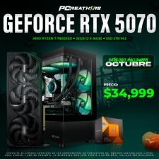 PCRA739 - EQUIPO AMD Ryzen 7 7800X3D + 32GB (2x16GB) + GeForce RTX 5070