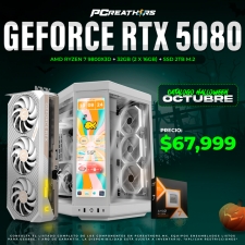 PCRA742 - EQUIPO AMD Ryzen 7 9800X3D + 32GB (2x16GB) + GeForce RTX 5080