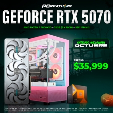 PCRA744 - EQUIPO AMD Ryzen 7 7800X3D + 32GB (2x16GB) + GeForce RTX 5070