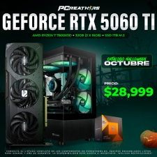 PCRA745 - EQUIPO AMD Ryzen 7 7800X3D + 32GB (2 x 16GB) + GeForce RTX 5060 Ti