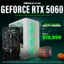 PCRA746 - Equipo AMD Ryzen 5 7600 + 32GB (2x16GB) + GeForce RTX 5060