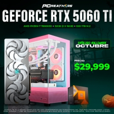 PCRA747 - EQUIPO AMD Ryzen 7 7800X3D + 32GB (2x16GB) + Geforce RTX 5060 TI