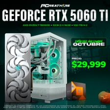 PCRA748 - EQUIPO AMD Ryzen 7 7800X3D + 32GB (2x16GB) + Geforce RTX 5060 TI