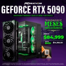PCRA797 - Equipo AMD Ryzen 7 9800X3D + 32GB(2x16GB) + GeForce RTX 5090 - MESES ESPELUZNANTES
