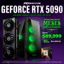 PCRA798 - Equipo AMD Ryzen 9 9950X3D + 64GB (2 x 32GB) + GeForce RTX 5090 - MESES ESPELUZNANTES