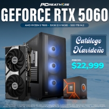 PCRA818 - Equipo AMD Ryzen 5 7600 + 32GB - 2 x 16GB + GeForce RTX 5060