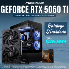 PCRA819 - Equipo AMD Ryzen 5 9600X + 32GB - 2 x 16GB + GeForce RTX 5060 Ti